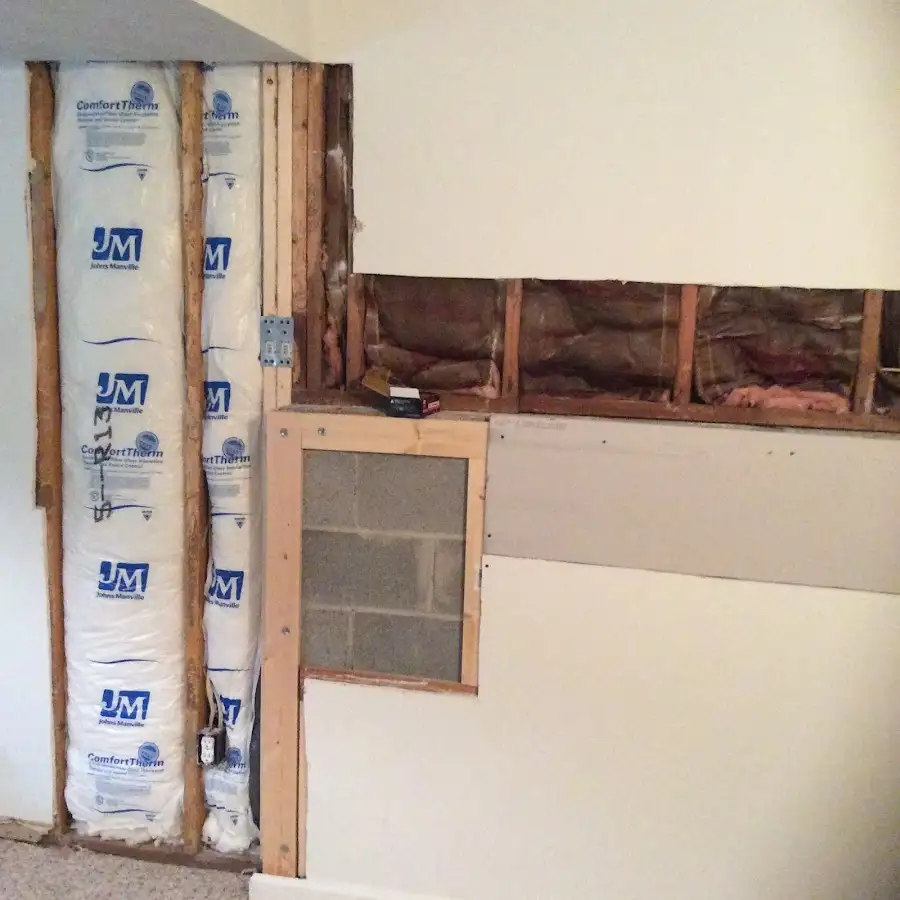 Wall insulation replacement during Structural Drying in Walden